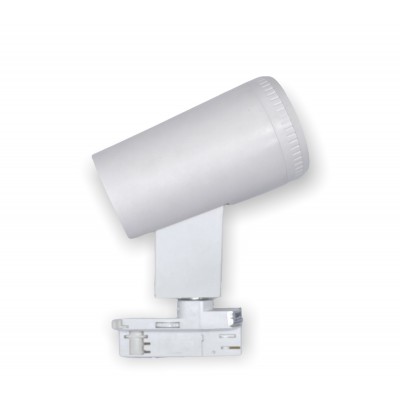 LITED Projecteur Led sur rail blanc 31W 3000K blanc chaud 2800lm Dimmable ZOOM-31WW