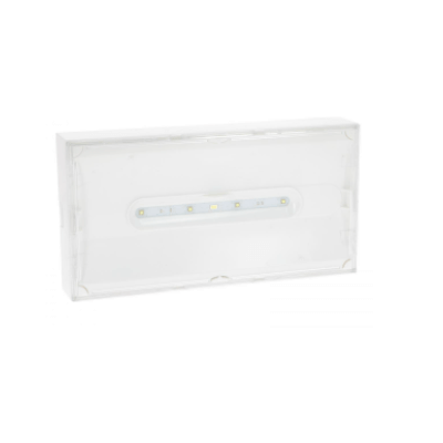 Bloc autonome d'éclairage de sécurité BAES d'ambiance tout LEDs Uraone - IP42 IK07 - SATI - flux 400lm/1h et consommation 0,8W