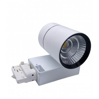 RATAIL Projecteur LED sur rail LITED BLANC 35W 3500lumens blanc froid 4000k
