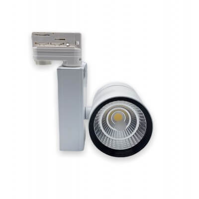 RATAIL Projecteur LED sur rail LITED BLANC 35W 3500lumens blanc froid 4000k