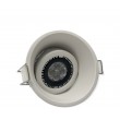 Spot LED DEEP encastré rond orientable blanc 9W 420lumens Blanc chaud 3000K MEANWELL 12V