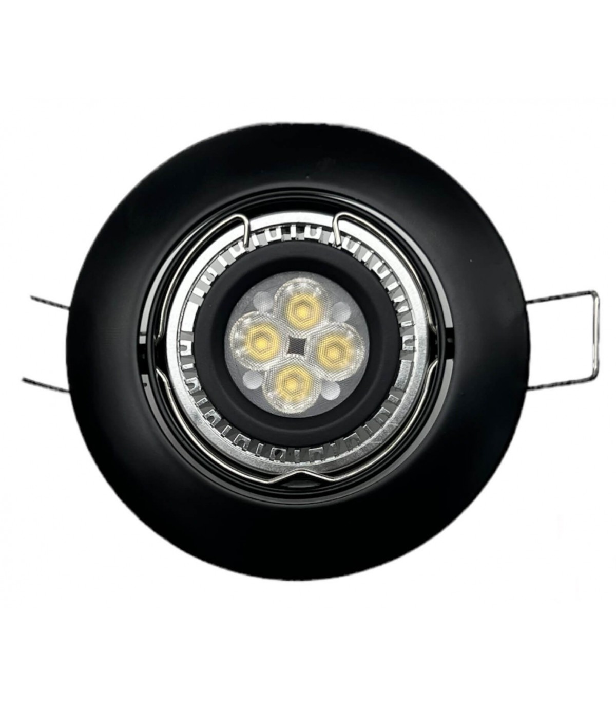 Spot Led Encastrable Extra Plat 18w Gris - Blanc Chaud 3000k à