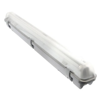 BERNA Réglette étanche pour 1 tube fluorescent 58W culot G13  T8 230V