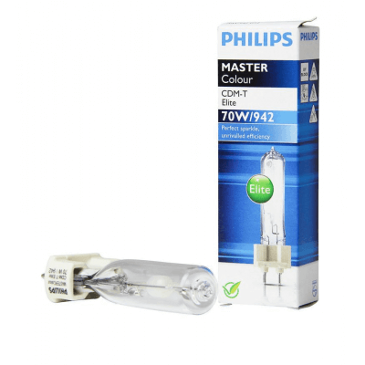PHILIPS MASTER Colour CDM-T ELITE 70w/942 culot G12 163626