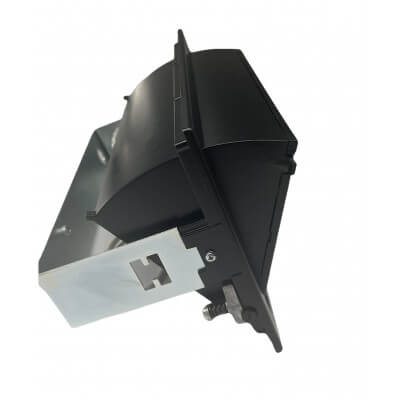 Kit Projecteur iodure noir encastrable orientable 150w Rx7s avec lampe et ballast électronique