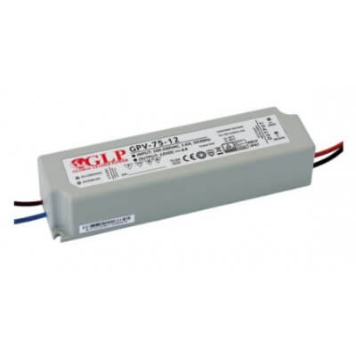 Alimentation Led GLP 75w 24v 3A étanche IP67  GPV-75-24.photo non contractuelle