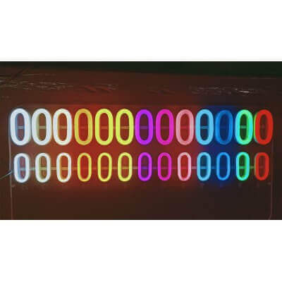 KIT Neon flexible vert 10W/m 12V 300° IP65 étanche 5mètres