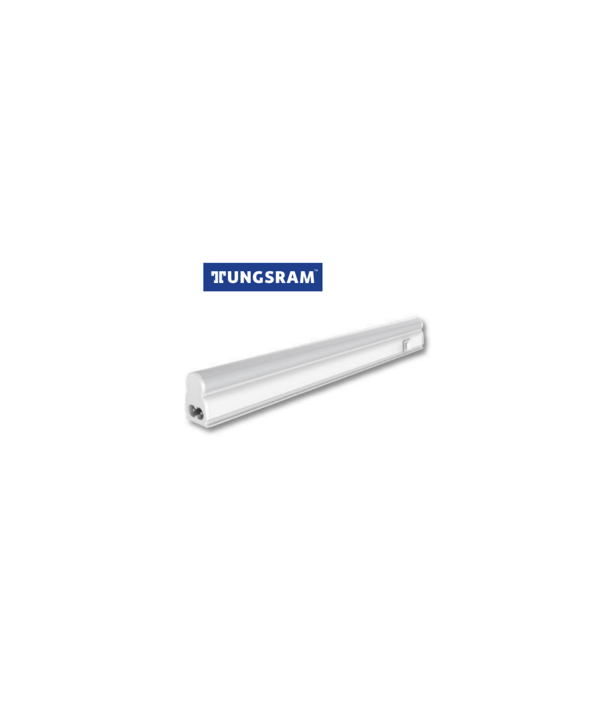 Réglette led Tungsram G1 TU IP20 16W substitut 28w 4ft 840 S avec  interrupteur