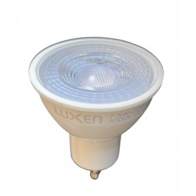 LUXEN Ampoule spot LED PAR16 7,5W substitut 70W 575 lumens blanc neutre 3000K  GU10
