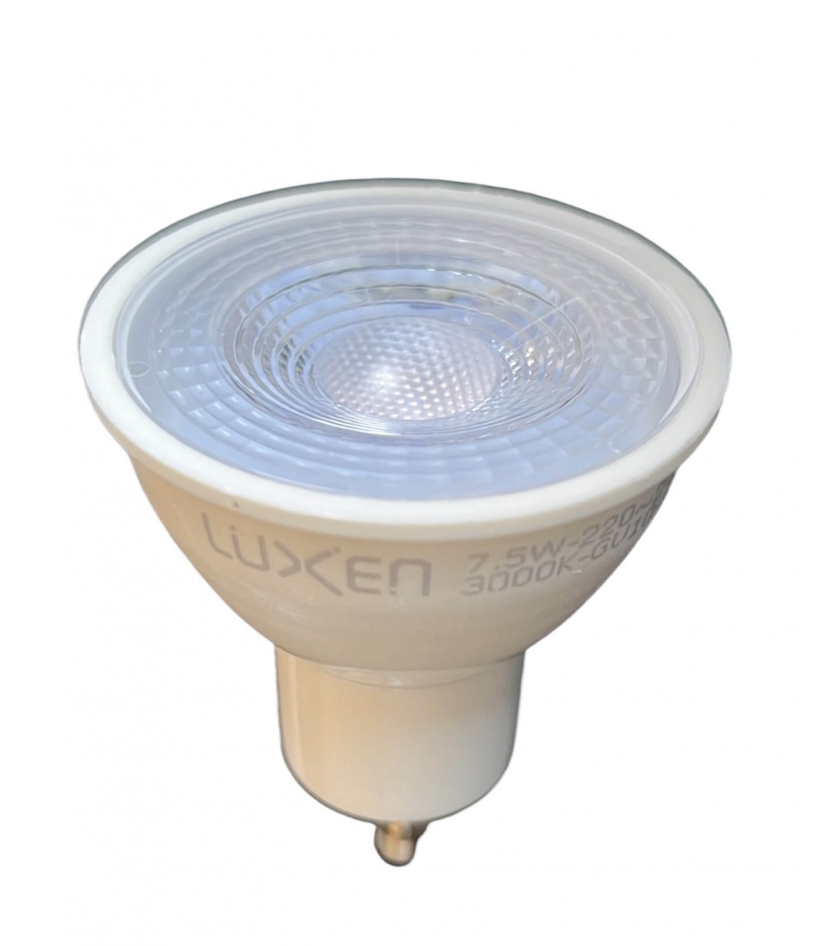 LUXEN Ampoule spot LED PAR16 7,5W substitut 70W 575 lumens blanc neutre  3000K GU10