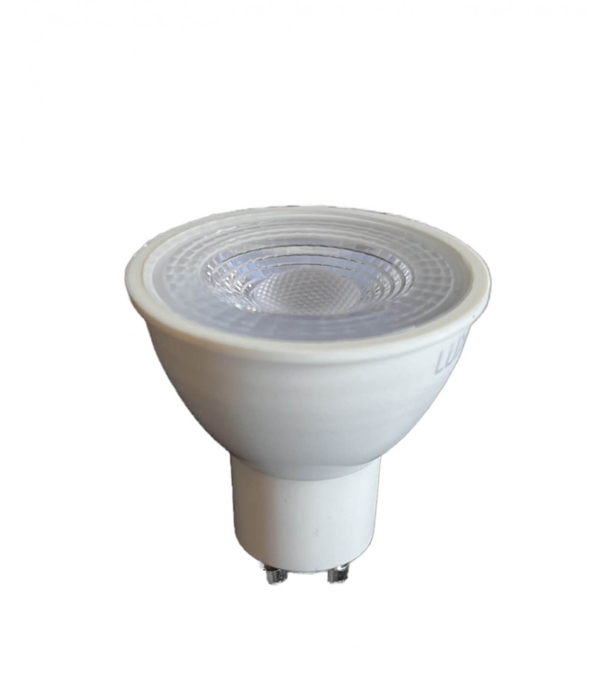 Ampoule LED spot dimmable avec culot standard GU10, conso. de 5,5W