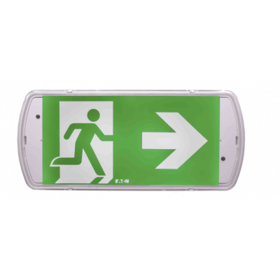 LUM16178 - Bloc d'évacuation A2 Eaton Luminox BAES SATI Tout LEDs 45lm 230V 1,45W IP65 IK10 LUM16178