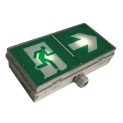 Bloc d'évacuation UltraLed Epsilon SATI Tout LED IP66 IK08 LUM16005