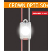 Crown OPTO S0+ Chaîne de 80Modules LED 0,5w/Module Blanc 6500k 12V IP67 160°