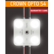 Crown OPTO S4 Chaîne De 20 Modules LED 4 Points 2w/Module Blanc 6500k 12V IP67 160°