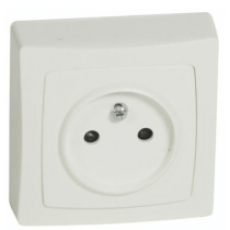 Legrand ASL Prise 2P appareillage en saillie complet IP2X 16A 250V LE86022