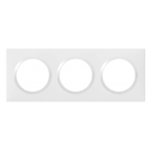 Plaque de 3 postes Legrand Dooxie LE600803