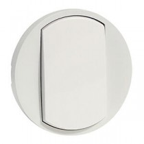 LEGRAND Enjoliveur large Céliane commande simple blanc 680 01