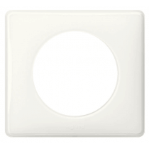 Plaque carrée 1 poste Legrand Céliane blanc Yesterday IK04 LE066631