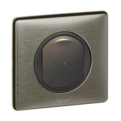 LEGRAND Interrupteur filaire connecté option variateur with Netatmo avec Neutre 150W graphite