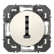 Prise de téléphone en T blanc Legrand Dooxie IK04  LE600368