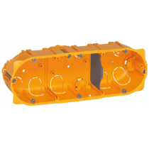 LE080043 - Boîte multiposte de 3 postes Legrand Batibox