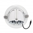 Encastré LED orientable rond 38W 4750 lumens CCT couleur sélectionnable diamètre de perçage 165mm Driver led Philips