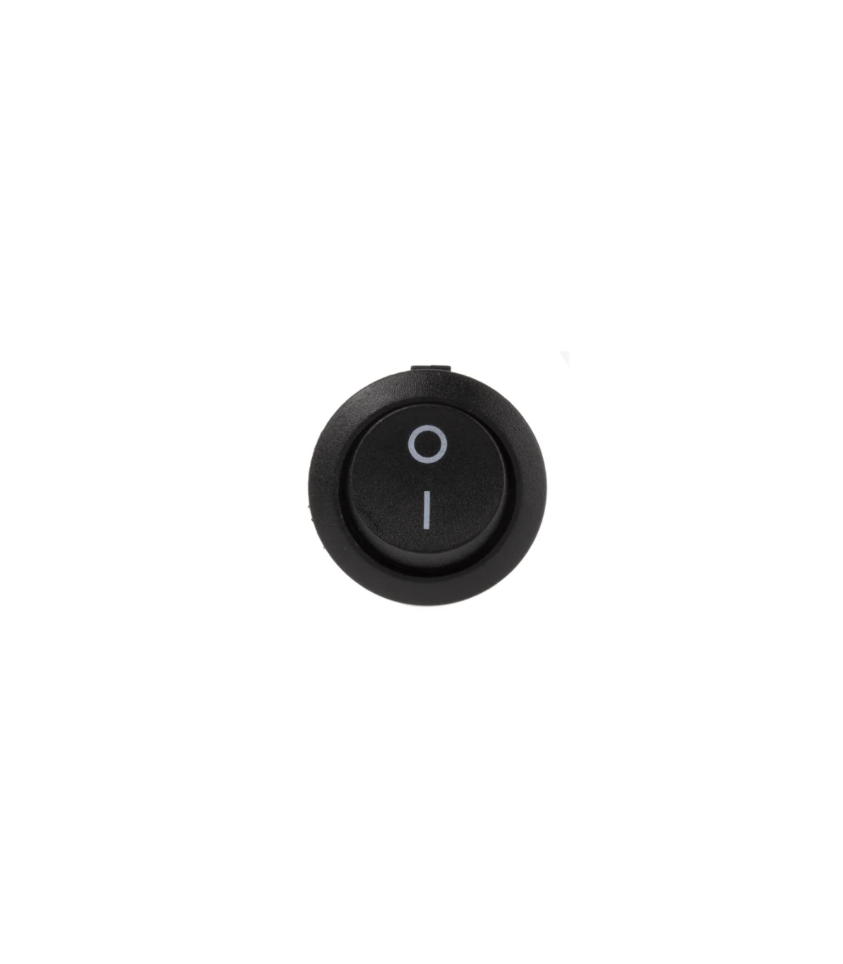 Bouton interrupteur à bascule ON/OFF encastré noir 23mm