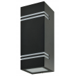 Applique extérieur Quazar7 noir culot 2*GU10 11W max IP44 étanche