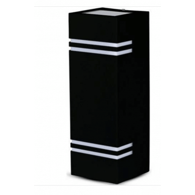 Applique extérieur Quazar7 noir culot 2*GU10 11W max IP44 étanche