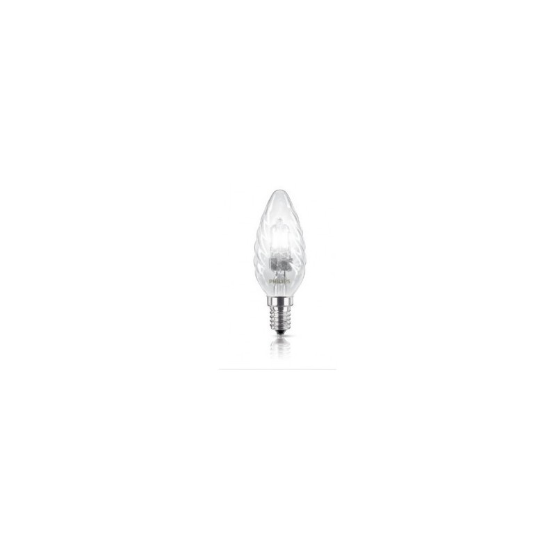 Philips halogène EcoClassic 30 E14 18W BW35 torsadée claire Philips halogène EcoClassic 30 E14 18W BW35 torsadée claire