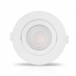Spot LED intégrée orientable 10w 800lumens blanc chaud 3000k diam de perçage  90mm