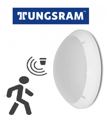 Hublot plafonnier LED blanc froid 4000k mur plafond tungsram 93119335 détecteur de mouvement