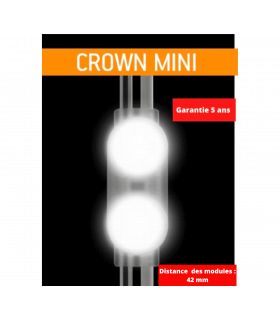 Crown MINI Chaîne de 50 modules LED 0,30W/Module WHITE 6500K IP66