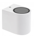 Applique murale PARETE cylindrique GU10 6W blanc IP54 étanche