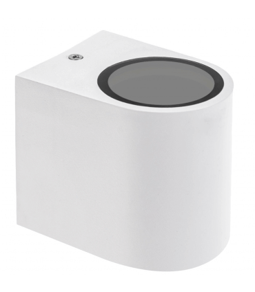 Applique murale PARETE cylindrique GU10 6W blanc IP54 étanche