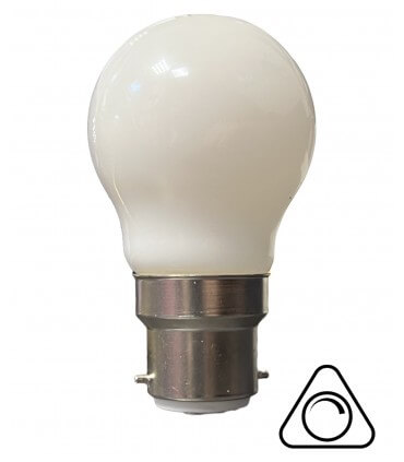 Ampoule LED sphérique dimmable 5,4W substitut 40W 470 lumens blanc chaud 2700K B22