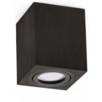 Plafonnier KOBI noir OH37L culot GU10 35W max IP20