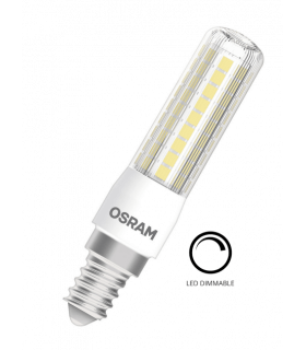 Ampoule LED Osram Tubulaire Special T slim 60 7W Substitut 60W 806 lumens Blanc chaud 2700K E14
