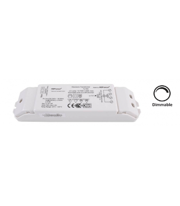 HEP Transformateur LED et halogène dimmable 10-70W 12v IP20 1000006