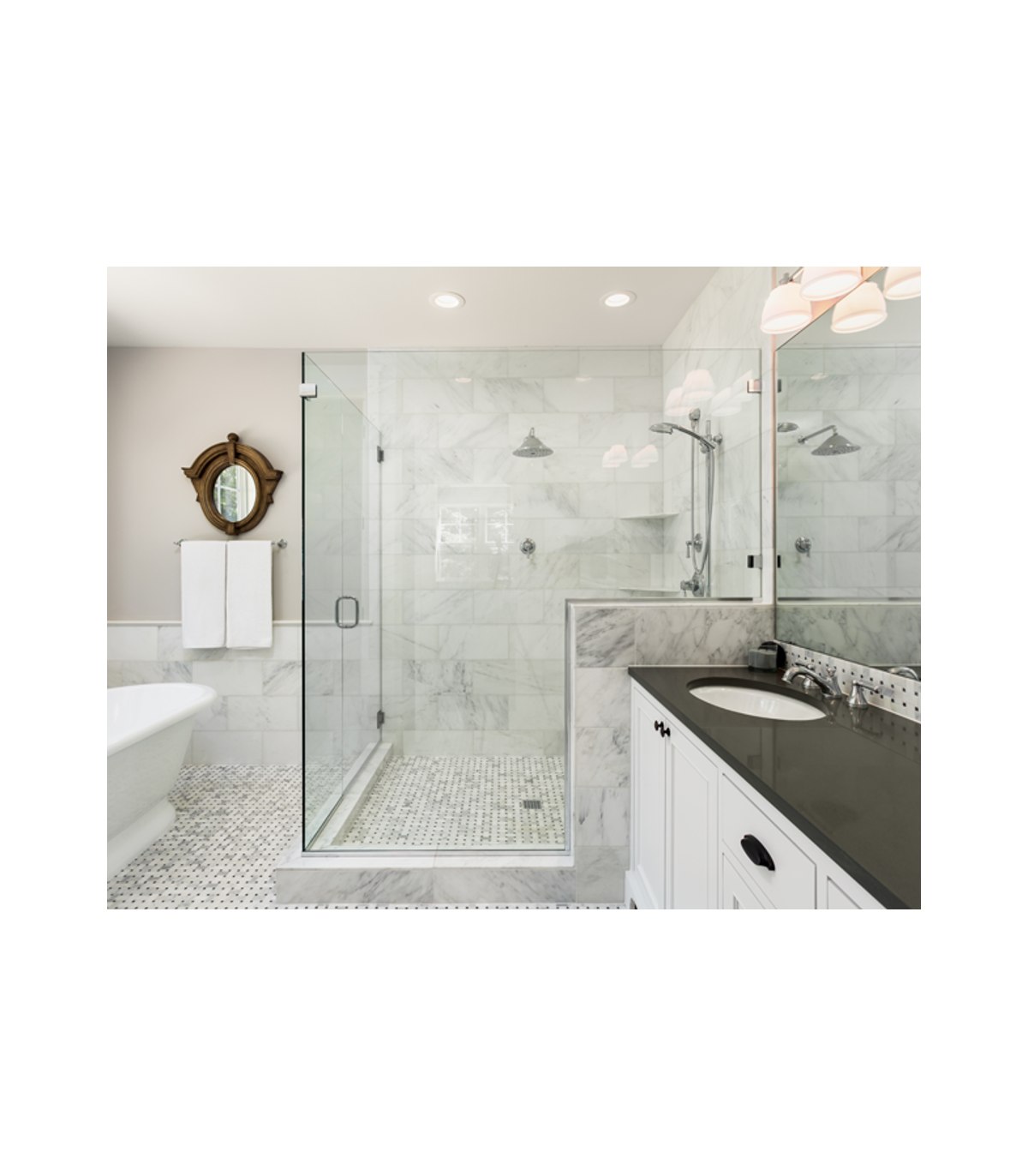 Spot encastrable étanche salle de bain IP65 carré gris GU10