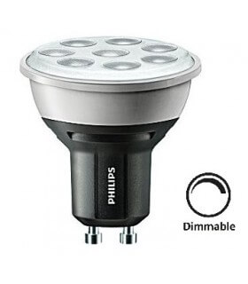 Spot LED GU10 4.2W extra blanc chaud 2700K dimmable 36° 