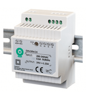 POS Alimentation Led pour rail DIN 30W 12V 2.5A pour tableau électrique