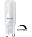Ampoule Philips dimmable Corepro LEDcapsule 2.6W substitut 25w 300lumens blanc chaud 2700K 220-240V G9