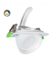 Encastré LED orientable rond 38W 4560 lumens CCT couleur sélectionnable diamètre de perçage 170mm Driver led LIFUD