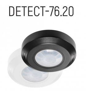 DETECT75.20 Mini Détecteur de mouvement IR en applique de plafond 360° distance jusqu'à 10m +1m Etanche IP65