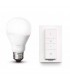 Kit Philips HUE ampoule led 9w substitute 60w 806lumens Blanc chaud dimmable avec interrupteur variateur