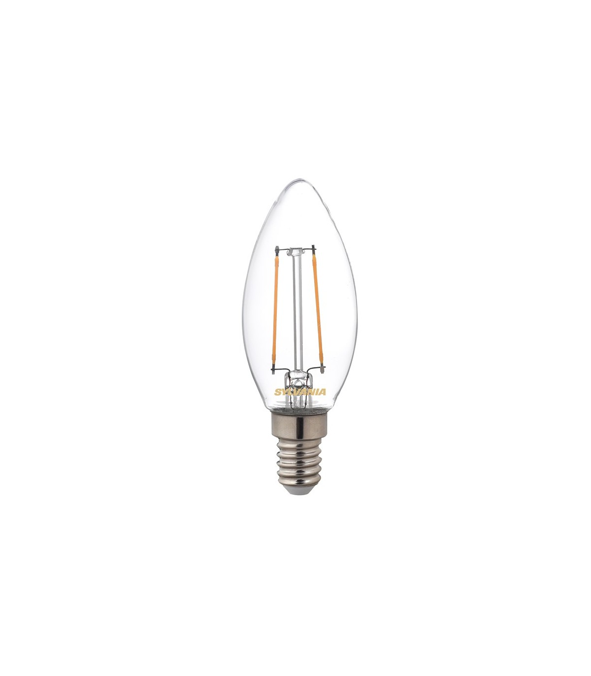 Ampoule LED E14 tube T26 dépolie 20W=200 lumens blanc chaud