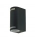 Applique extérieur grise QUAZAR 9  2*GU10 11W max 230v IP44 étanche