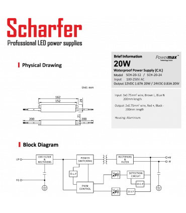 driver led SCH-20-12